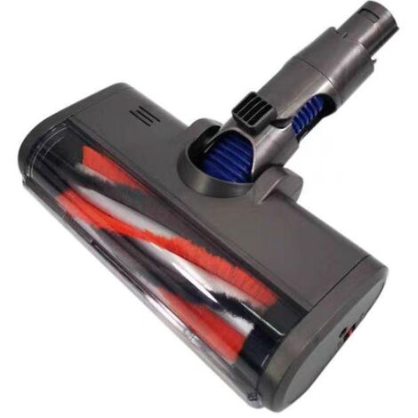 Lntyq Elektrische Rotationsbürste mit Turbomotor, kompatibel mit Dyson V6, Schnellverschluss, mit Borstenrolle für Teppich, Hartböden, Hartholzfliesen, mit LED-Licht (1/5)