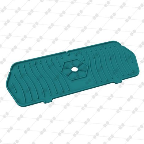 Lntyq Wasserhahnmatte aus Silikon, saugfähige Matte für Küchenspülenhahn, Tropfschutz für Wasserhahngriff, Spritzschutz für Arbeitsplattenhahn für Küche und Bad (1/3)
