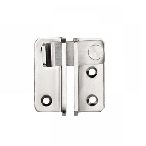 Lntyq 2 Stück Schiebetürschloss, kleines Vorhängeschloss, kleiner Riegel aus Edelstahl, rechts öffnender Sicherheitsriegel für Türen, Fenster, Badezimmer, Schränke und Schubladen (mit Schrauben) (1/5)