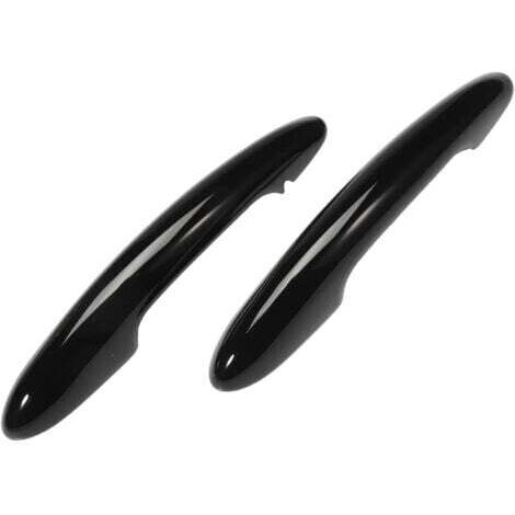 Lntyq Schwarzer Außentürgriffschutz für Mini Cooper F56 F57, Autotürgriffe, Schutzhülle, Schale ohne Loch, links und rechts, ersetzt 7434537 7317633 (1/5)