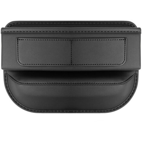 Lntyq Autositz-Organizer, Autositz-Aufbewahrungsbox, multifunktionale Aufbewahrungsbox aus PU-Leder für Handy, Brille, Geldbörse, Karten, Münzen