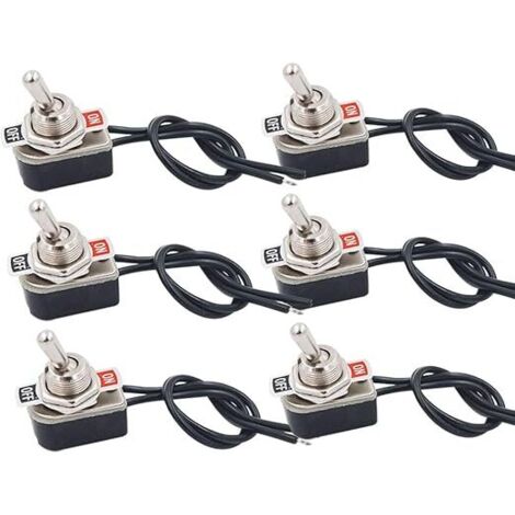 6 Mikroschalter Mit Kabel – 5 A / 250 V AC – 3-polig, Für Münzprüfer – 200.000 Schaltzyklen – Kompakte Bauform