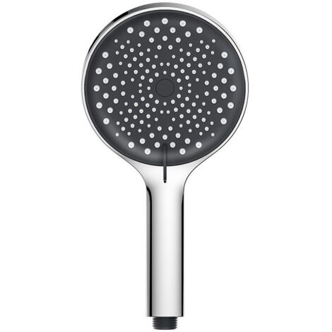 Lntyq Wassersparender Duschkopf, Wasserstopp und Filter, Chrom (Silber – Schwarz) (1/5)