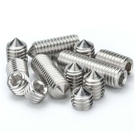 Madenschraube Sechskantkopf DIN 914 M6 x 10 mm Stahl 8 Stück Madenschraube Sechskantkopf DIN 914 M6 x 10 mm Stahl 8 Stück