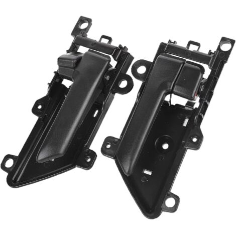 Lntyq Décor de Poignée de Porte de Voiture, 2 Pièces ABS Intérieur Intérieur Poignée de Porte de Voiture Adaptations de Remplacement pour Veracruz Ix55 07-12 82610-3J000 82620-3J000 (1/5)