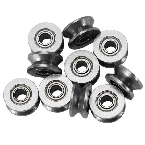 20 Pièces Roulement à Billes V623ZZ Rainure V – Poulie Miniature 3x12x4 Mm Acier