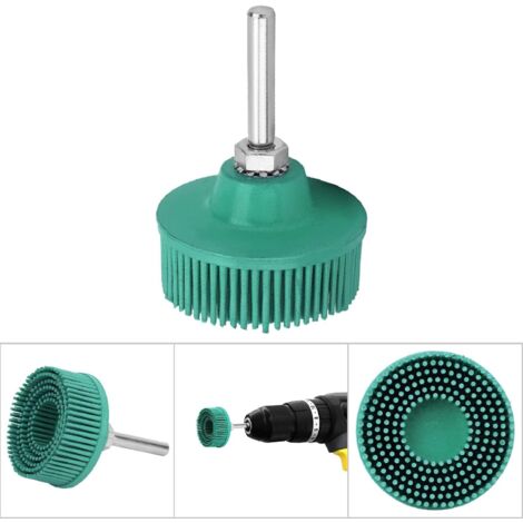 Lot De 6 Brosses Abrasives Pour Perceuse – Grain Disque, Poils Abrasifs, Couleurs Variées