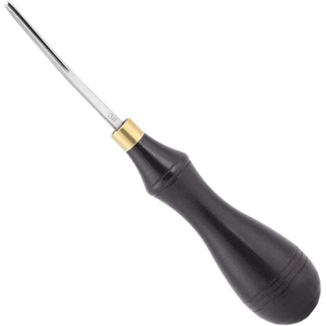 Lntyq Kantenschäler, Holzgriff, Bastelkantenschneidewerkzeug (1,3 mm), Leder-DIY-Grillwerkzeug, Lederwerkzeuge (1/5)