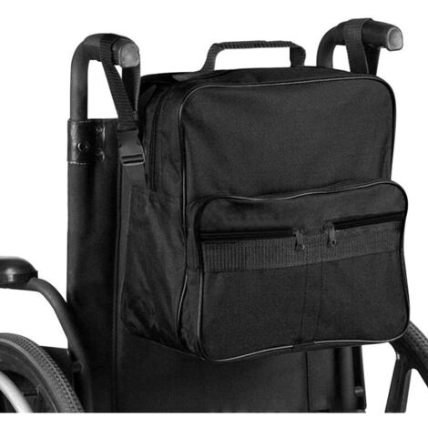 Lntyq Rollstuhltasche, wasserdichte Aufbewahrungstaschen für Rollstuhlzubehör, Rollstuhltasche wird zur bequemen Aufbewahrung an den Griffen befestigt