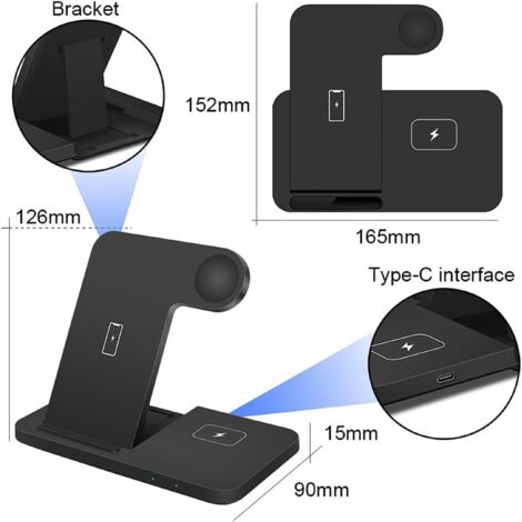 Étui De Recharge Sans Fil Pour AirPods 1 Et 2 - 550 MAh, USB-C, Bouton De Synchronisation - Écouteurs Non Inclus