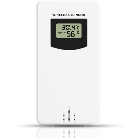 Lntyq Funk-Außensensor Wetterstation Funk-Außensensor für Funk-Wetterstation