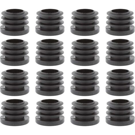 Lntyq 20 Stück, Stopfen für Rohr Ø 44 mm  Runde Rohrkappen  Abdeckkappen  Robuste Schlauchabdeckung aus Kunststoff  Ø 44 mm Lamellenstopfen für perfekten Schutz