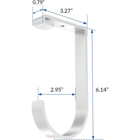 Schwerlast-Schachtdeckelhaken – 10 Mm Stahl, 30/40/50 Cm Länge, Zum Heben Von Kanaldeckeln