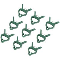 Lntyq 20 Gartenclips für Tomaten, Rosen, Gurken und andere Kletterpflanzen – stabile Clips zur Befestigung von Kletterpflanzen