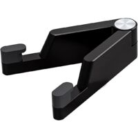 Lntyq Faltbarer Schreibtischständer für Telefon und Tablet, verstellbar, 10,2–26,7 cm, Schwarz