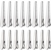 Lntyq Lebensmittelbeutelclips, 16er-Set in 2 Größen (9 cm und 11,5 cm), Edelstahlverschluss. Für Lebensmittelbeutel, Brotbeutel usw.