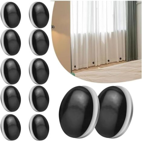 4 Ferma Tende Magnetici Melaluxe, Colore Verde Acqua, Sfere Da 3 Cm Con Cordino Da 40 Cm