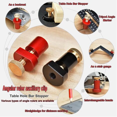 2Pc Nuovi Calibri Per Scale Per Incorniciatura Convenzionale Ferma Quadrata Strumento Per Incorniciatura Calibro Per Trave Per Morsetto Per Strumento Da Falegname Quadrato Fisso Rapido