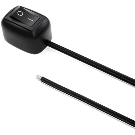 Interruttore in Linea Bipolare 250 Volt 2A Nero Maurer