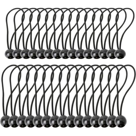 Abma Cord Elastici con Sfera 40 Pezzi x 20cm Corda Elastica per
