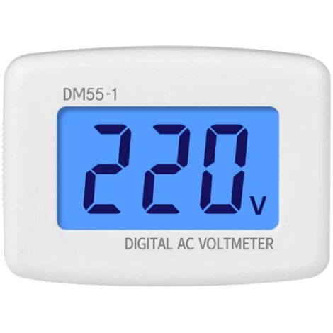DM55-1-EU digitale AC voltmeter hoge precisie huishoudelijke apparaten EU-stekker 230V 50Hz