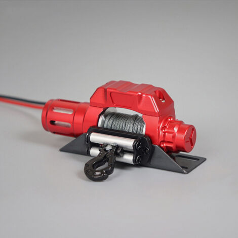 Cabrestante Metálico Con Control Remoto Para RC – 2.5-3kg De Carga, Compatible Con Axial SCX10 90046 D90 Y 1/10 Crawlers