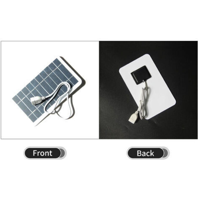 Panneau Solaire Portable HUIOP 20W USB Type-C - Chargeur Monocristallin Léger Pour Camping, Randonnée Et Voyages