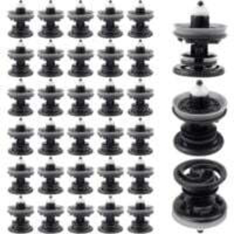 Create idea Lot de 30 Clips de Panneau de Garniture de Porte de Voiture avec scellant 8E0868243 compatibles avec A4 A3 B6 B7 11 mm Clips de Garniture de Voiture de Garniture