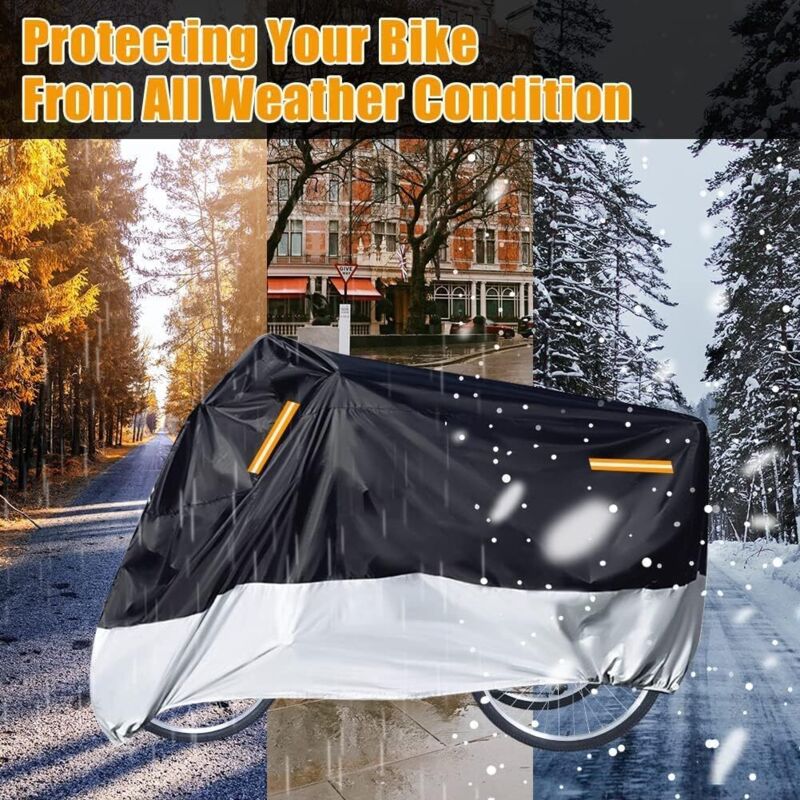 Abri Extérieur Trike Oxford 420D Housse étanche Pour Trike Harley Davidson - Tissu Oxford 420D - Protection Extérieure Vent/pluie/UV Protection Tricycle Extérieur
