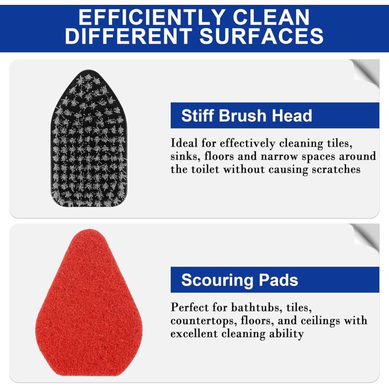 Brosse à Coulis avec Long Manche(138cm),2 en 1 Nettoyeur de Carrelage et de Joints de Sol avec Poils Rigides,360° Tête Pivotante,Brosse de Nettoyage pour Carreaux,Salle de Bain,Cuisine,Douche,Plinthes