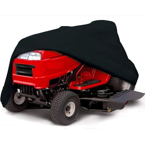 Housse de tondeuse à gazon, housse de tracteur étanche pour terrasses jusqu'à 137,2 cm, polyester Oxford 420D robuste, durable, UV, résistant à l'eau pour votre tracteur de jardin. (1/4)