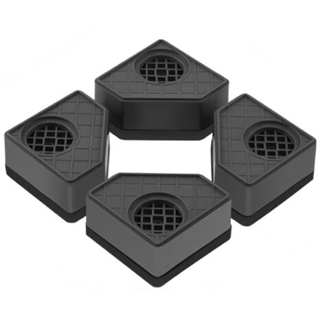 Pieds Anti-vibrations 3M SJ5018N – Carrés Coniques, Caoutchouc, -34°C à +66°C