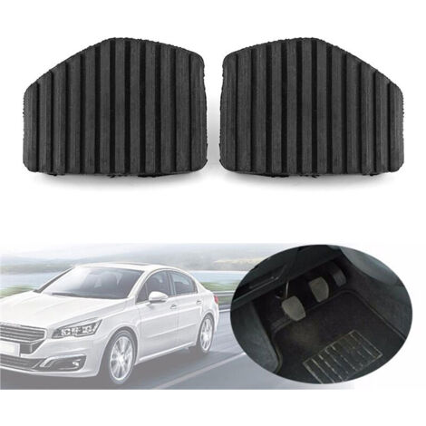 Couvre Pedale, 2Pcs Caoutchouc pedale, Protection pédale voiture, Pédale De Frein Repose-Pieds