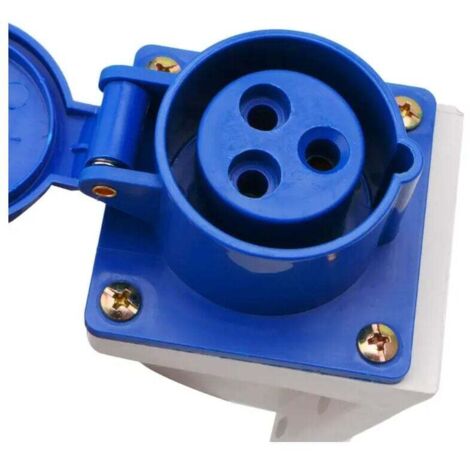 Prise Femelle 16A Anti-corrosion Pour Camping-car / Caravane - Connexion électrique - Neuf