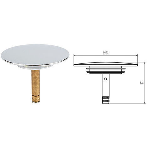 Bouchon Couronne Pour Montre - Compatible Mouvements 6497/6498, Acier Inoxydable Trempé, Neuf