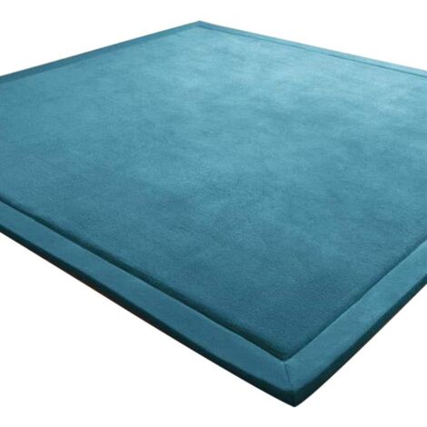 Basetbl – Tapis épais en velours corail pour enfants – Tapis d'éveil doux antidérapant – Dimensions 100 x 200 cm – Épaisseur 1,5 à 2 cm
