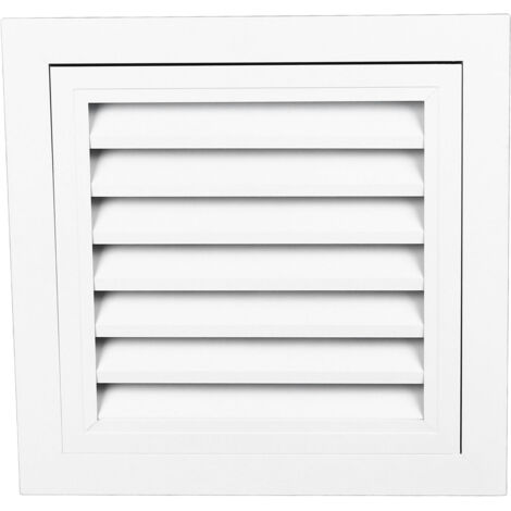 Basetbl – Grille aération VMC 35 x 35 cm – Alliage aluminium – Taille extérieure 29,5 x 29,5 cm – Ventilation efficace pour espaces intérieurs (1/5)