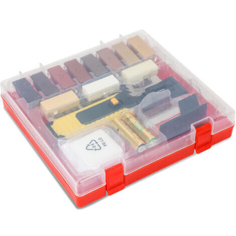 Bâtons de remplissage de bois – 16 couleurs de crayons de cire pour réparation de rayures de