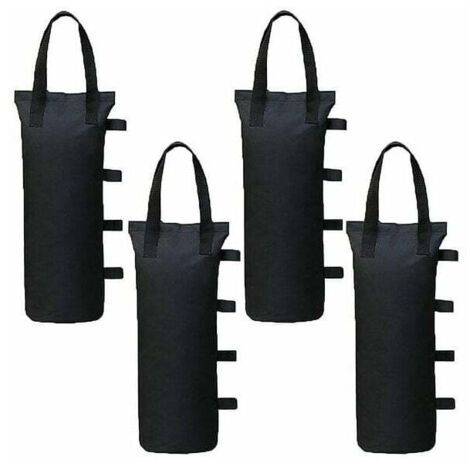 Lot de 4 Poids de Gazebo pour Tonnelle et Pavillon, Sac de Lestage Sable pour Jambes, Tentes Pare-Soleil, Parasol, (1/4)
