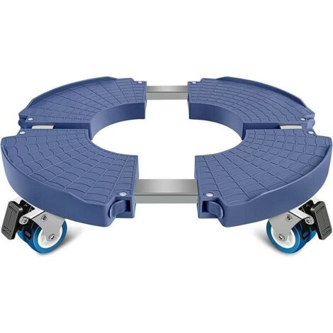 Support Porte-Plante à roulettes ajustable (40-58cm), plateau roulant pour intérieur/extérieur, charge 150kg (1/4)