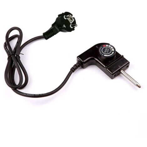 Câble électrique avec thermostat 10A – Compatible avec fers Princess, Jata, Fagor – 5 positions de température – Prise européenne
