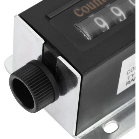 Binnan Mini Compteur Mécanique Manuel 5 Chiffres – Réinitialisable, Pour Machines Et Presses
