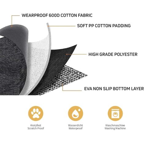 Housse Protection Coffre Voiture Pour Chien Citroën SpaceTourer M 2016-2024 - Doublure Imperméable Et Antidérapante