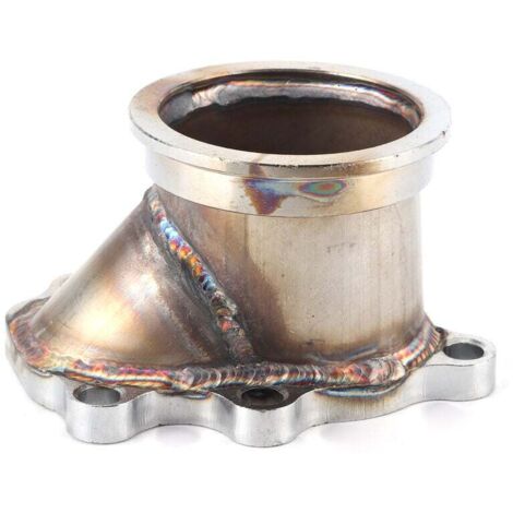 Basetbl – Bride de tuyau de descente turbo 5 boulons 2,5 pouces – Acier inoxydable 304 – Adaptateur pour turbines GT25 GT28 T25 T28