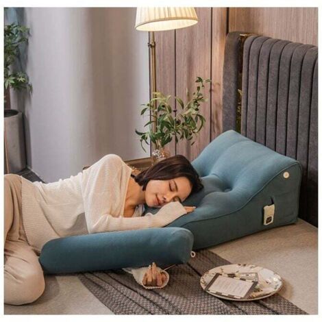 MINGPINHUIUS Coussin cale, de lecture et coussin lombaire, coussin de relaxation, pour lit, canapé et sol, coussin de soutien orthopédique, contre les douleurs du dos et du cou, en mousse à mémoire