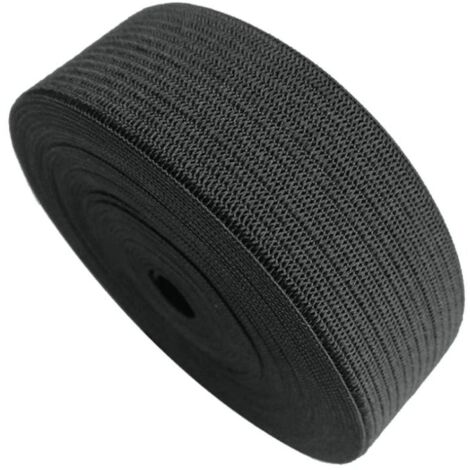 Bande élastique 5 mètres 40 mm de large noir (1/5)