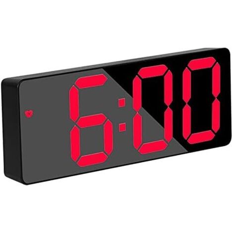 Réveil Numérique avec Affichage LED Fonction Miroir (1/5)