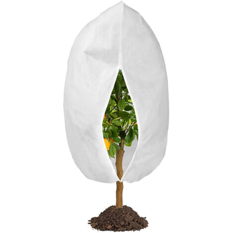 Couverture De Protection Hivernale 120 X 178 Cm Anti Gel Pour Plantes Exotiques Palmiers Olives 70 G/M² Avec Bande De Fixation (1/5)