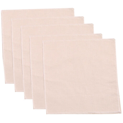 5 morceaux de tissu de fromage, gaze de coton au lait de noix, tissu filtrant en coton naturel (1/5)