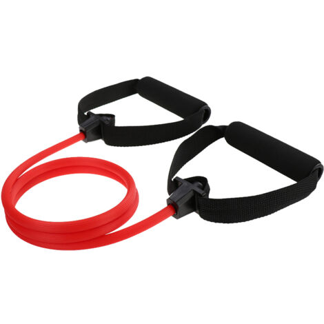 Bandes de résistance pour la physiothérapie avec poignées,tubes d'entraînement pour la musculation et les entraînements à domicile. (1/5)